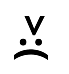 顔文字英語圏（個別スタンプ：13）