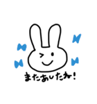 体調不良なゆるっとうさぎ（個別スタンプ：34）