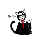 黒猫嬢"Noir"（個別スタンプ：8）