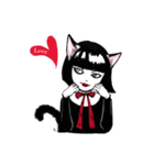 黒猫嬢"Noir"（個別スタンプ：9）