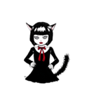 黒猫嬢"Noir"（個別スタンプ：10）