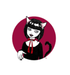 黒猫嬢"Noir"（個別スタンプ：15）