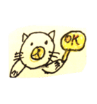 ネコラッコ（個別スタンプ：3）
