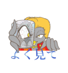 よ夜 ろ露 し死 く苦（個別スタンプ：9）