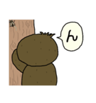 あそびスタンプ ナマケモノ（個別スタンプ：5）