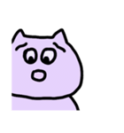 むらさきねこの感情がよ〜く伝わるスタンプ（個別スタンプ：9）