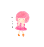 ゆるっとピンクGirl（個別スタンプ：2）