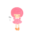 ゆるっとピンクGirl（個別スタンプ：5）