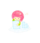 ゆるっとピンクGirl（個別スタンプ：9）