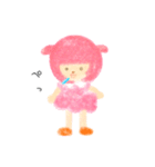 ゆるっとピンクGirl（個別スタンプ：30）