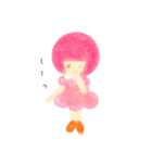 ゆるっとピンクGirl（個別スタンプ：35）