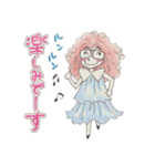 めがねガール（個別スタンプ：10）