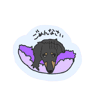 ダックスの龍くん（個別スタンプ：3）