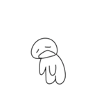 「うう-」という疲れた人(No Text)（個別スタンプ：5）