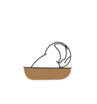 「うう-」という疲れた人(No Text)（個別スタンプ：11）