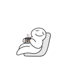 「うう-」という疲れた人(No Text)（個別スタンプ：16）