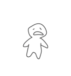 「うう-」という疲れた人(No Text)（個別スタンプ：17）