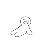 「うう-」という疲れた人(No Text)（個別スタンプ：24）