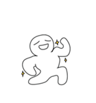 「うう-」という疲れた人(No Text)（個別スタンプ：28）