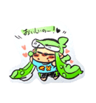 しゅりタコのイラストスタンプ（個別スタンプ：1）