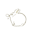 うさぎのシロ（個別スタンプ：21）