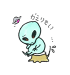 宇宙人ぽっち（個別スタンプ：6）