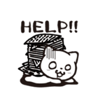 働くネコはつらいよ。。。（個別スタンプ：36）