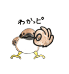 りすずめ（個別スタンプ：14）