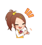 ほんわか女子高生（個別スタンプ：21）