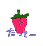 イチゴだってカニ食べたい（個別スタンプ：5）