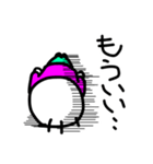 顔面はみ出太郎の毎日（個別スタンプ：16）