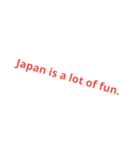 日本大好きスタンプ（個別スタンプ：1）