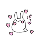 ゆうれいうさちゃん（個別スタンプ：1）