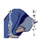 ハシビロコウで武士語スタンプ（個別スタンプ：21）