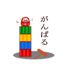 ぼくらのピクセルだるま（個別スタンプ：9）