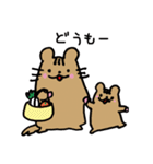 やまねちゃんとにわとりさんの毎日（個別スタンプ：33）