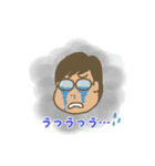 愉快なメガネさん（個別スタンプ：19）