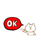 くまのお出かけスタンプ（個別スタンプ：9）