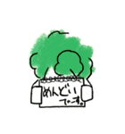 ぶろっこりー3。けっきょくぼっち。（個別スタンプ：15）