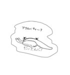貝、描いた。（個別スタンプ：6）