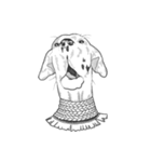 不思議なアボリジニーの犬（個別スタンプ：17）