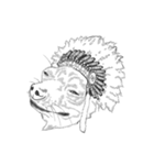 不思議なアボリジニーの犬（個別スタンプ：22）