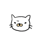 しろいねこだよ。（個別スタンプ：12）