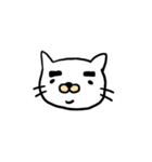 しろいねこだよ。（個別スタンプ：24）