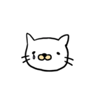しろいねこだよ。（個別スタンプ：40）