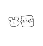 ある日くまたん（個別スタンプ：5）