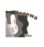 Cute rabbit stickers name, Tika（個別スタンプ：29）