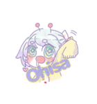 うちゅうじんとおともだち（個別スタンプ：18）