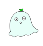 水色オバケ（個別スタンプ：1）