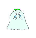 水色オバケ（個別スタンプ：7）